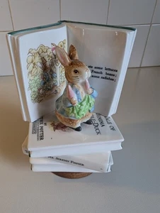 Vintage Beatrix Potter "Peter Rabbit" Schmid Music Box Figurine - A26023 - Picture 1 of 7