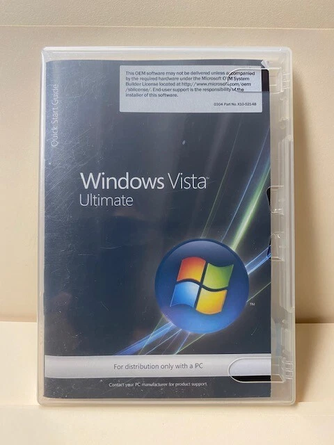 MICROSOFT WINDOWS VISTA ULTIMATE_32-bit ONLY - Image 1 of 2
