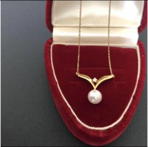 Collar de perlas MIKIMOTO k18 - Imagen 1 de 4