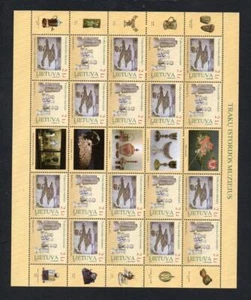 HOJA MUSEO HISTORIA TRAKAI LITUANIA MNH 2007 SG915-916 - Imagen 1 de 1