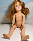 Vintage Ideal Toni Doll ~ Brown Hair ~ 14"