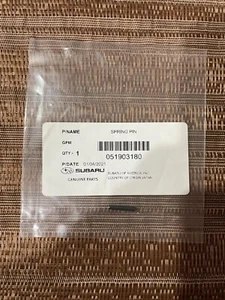 Genuine Subaru Spring Pin 051903180, BRZ, FRS, GT86, NICE! - Picture 1 of 1