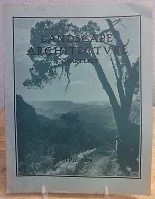 Landscape Architecture XXIX April, 1939 No. 3 - Image 1 of 4