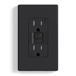 GFCI Outlet 15 Amp Self-Test GFI Electrical Outlet with Thinner Design TR Tam... - Picture 1 of 7
