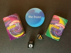 REPLACEMENT DICE & CARDS for Scene It? Disney 1st Edition DVD 2004 Board Game - Picture 1 of 4