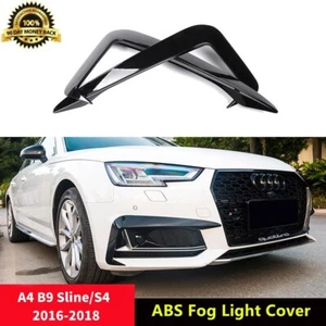 Cubierta de luz antiniebla delantera S4 negro brillante para Audi A4 B9 Sline / S4 2016-2018 - Imagen 1 de 10