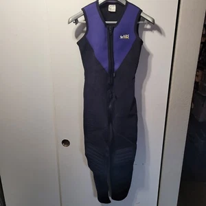 NRS Titanium Ultra Wetsuit Women L Neoprene Frnt Zip Padded Knee Kayak Raft 3mm - Picture 1 of 11