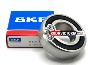 SKF W6205 2RS1 C3 STAINLESS STEEL BALL BEARING, RUBBER SEALED 25x52x15mm - Picture 1 of 4
