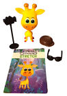 Wishkins Jungle Fantasy Stretch the Giraffe Figure with Hat, Sunglasses, Camera
