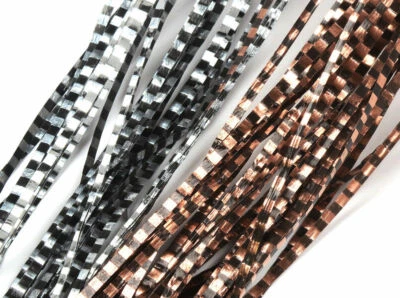 Boothe´s Barred Matrix Fly Fiber Hareline USA 7 Farben Lateral Scale Flash Feder - Bild 1 von 4