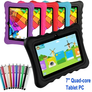 7" Touch WiFi Tablet PC Android 10.0 HD 16G Quad Core Dual Camera 2022 Kid Adult - Picture 1 of 40