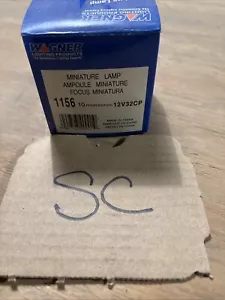 (Box of 10) WAGNER 1156 Miniature Lamp Auto Turn Stop Light Bulb Car Truck 12v - Picture 1 of 3