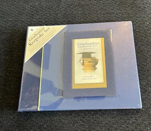 Graduation Keepsake Set New Seasons Blue Diploma and Tassel Display - Picture 1 of 3