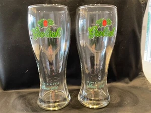 Set of 2 New Original Branded Grolsch Pint Glasses man cave bar - Picture 1 of 3