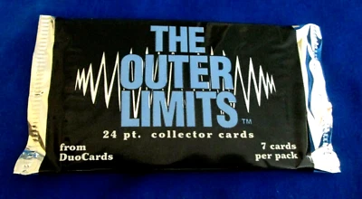 Paquete de tarjetas coleccionables Duo Cards The Outer Limits 1997  Foto 1 de 2