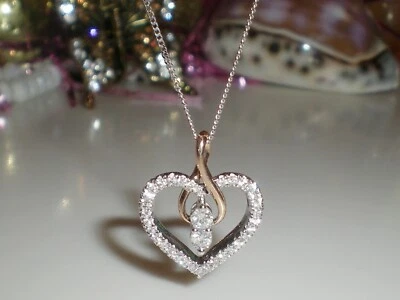 EVER US 14K Two-Tone Gold 1/2ct Open Heart Infinity Diamond Necklace  $1299  KAY - Image 1 of 4