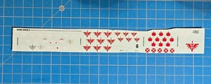 Space Marines Transfer Sheet Dark Angels Decals Leviathan Primaris OOP 2023 - Picture 1 of 1