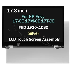 17.3" For HP Envy 17M-CE1013DX LCD Display Touch Screen Hinge Up Full Assembly - Picture 1 of 5