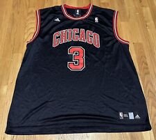 Ben Wallace Chicago Bulls Adidas Jersey Black Mens 2XL