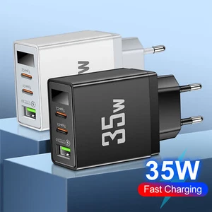 35W Fast Charger Block USB Type C Wall Charger Adapter for Phones Tablets - Picture 1 of 15