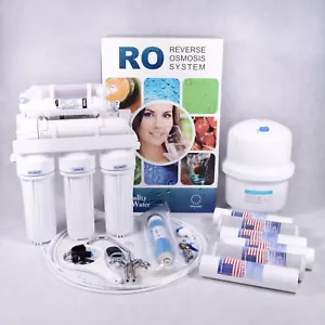 7 Stufen Umkehrosmose Anlage Trink Wasserfilter Energetisierer +Ersatz Filterset - Bild 1 von 24