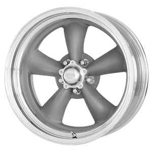 15x8 American Racing VN215 TORQ THRUST II Mag Gray Wheel 5x4.75 (-18mm) - Picture 1 of 5