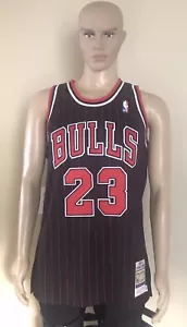 100% Authentic Michael Jordan Mitchell & Ness 95 96 Bulls Jersey Size 44 L Mens - Picture 1 of 5