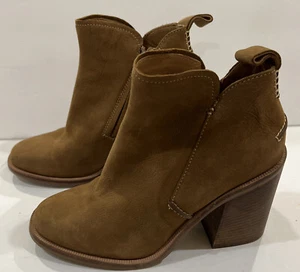 VGC UGG Pixley Ankle Boot 1095057 Chunky Stacked Heel. Brown Women US Sz 7 EU 38 - Picture 1 of 10