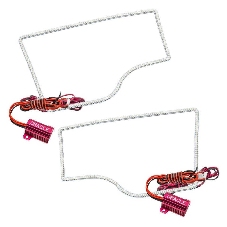 LED Halo Headlights Factory Surface Add On Custom Lights White 2251-001 Foto 1 de 4