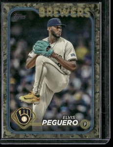 Actualización Topps 2024 - Elvis Peguero - #US17 Memorial Day Camo /25 - Cerveceros - Imagen 1 de 2