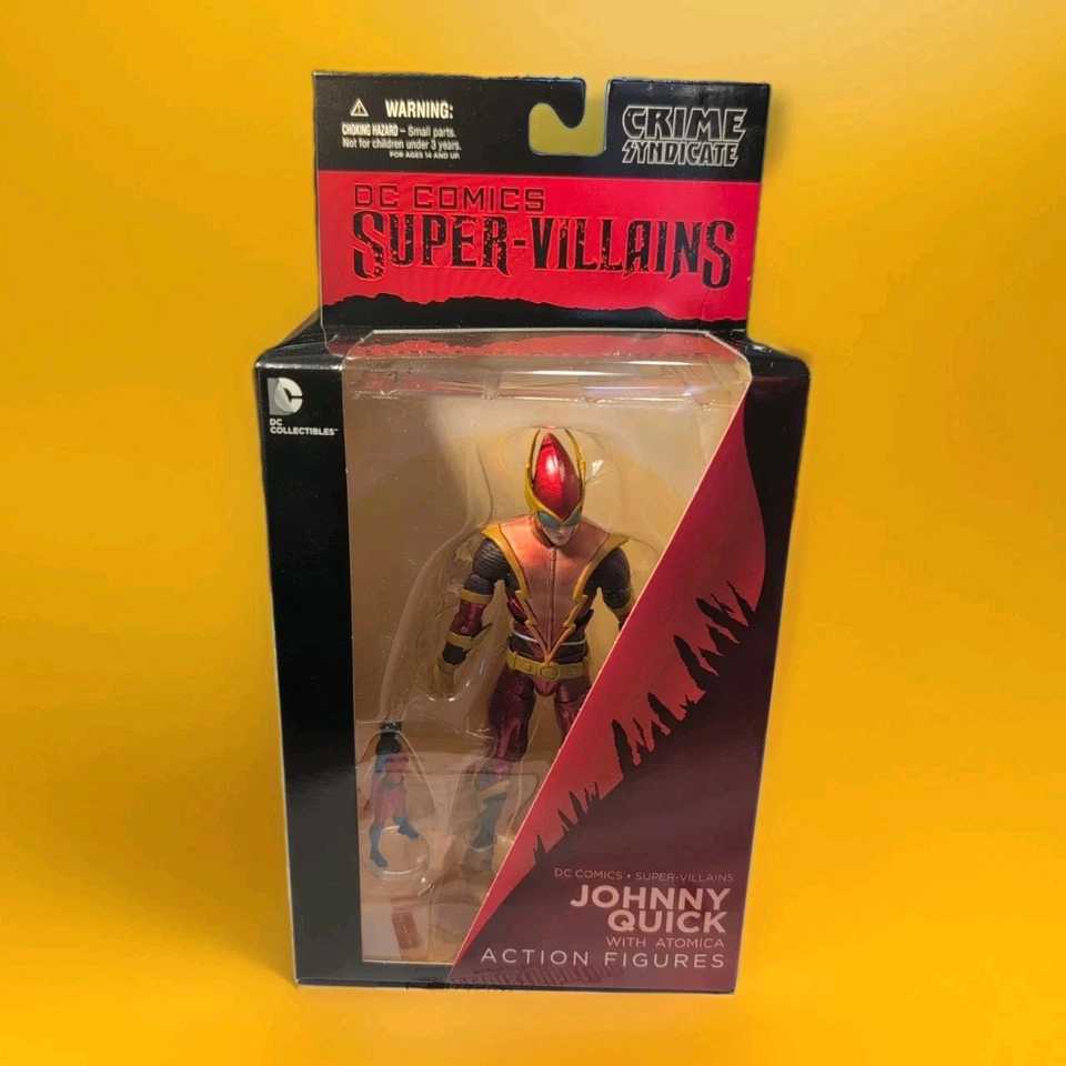Figura de acción DC Comics Super-Villains Johnny Quick With Atomica 6" DC Collectib Foto 1 de 4