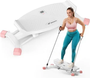 MERACH Balance Board, Wobble Board with Resistance Bands, Portable Twist Balance - Picture 1 of 9