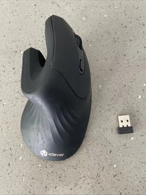 iClever Ergonomic Vertical Mouse TM209G With USB Dongle TESTED WORKING - Image 1 of 4