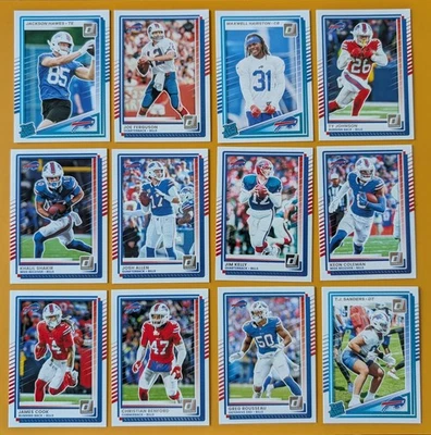 FRESHDCARDS 2025 Donruss NFL Team Set Buffalo Bills Josh Allen James Cook