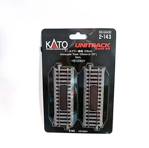 HO Gauge NEW Kato Unitrack Code 83 2-143 Uncoupler Track 2 Pieces Brand New - Picture 1 of 3