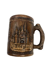 Taza de cerámica de árbol de madera sintética vintage de Disneyland Walt Disney Productions - Imagen 1 de 8