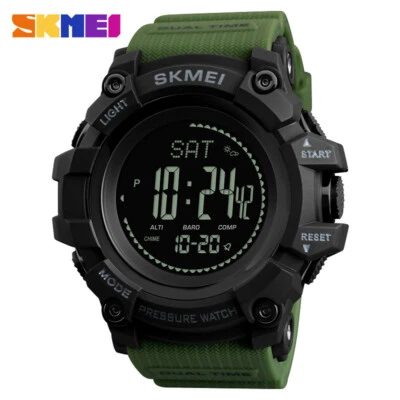 SKMEI Men Sport Watches Pressure Compass Pedometer Watch Male Digital Wristwatch - Image 1 of 4