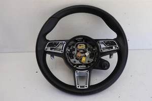 Porsche Carrera S 911 991 2016 Black Leather Heated Steering Wheel J234 - Picture 1 of 13