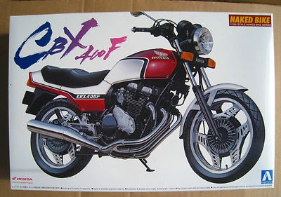 Honda CBX 400 F NAKED BIKE im Maßstab 1:12 Aoshima Bausatz OVP NEU - Bild 1 von 4