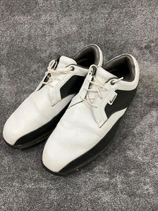 Nike Tour Premium Mens US Size 9W Golf Shoes White/Black 379221-101 - Picture 1 of 11