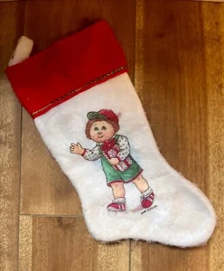 Original 1984 ~ Vintage Cabbage Patch Kid Felt Christmas Stocking - Picture 1 of 5