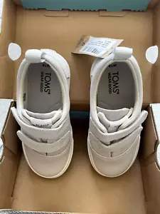 TOMS Fenix Double Strap Toddler Size 9 Light Grey Sneakers - Picture 1 of 6