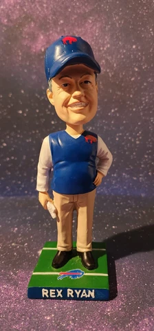 BUFFALO BILLS HEAD FOOTBALL NFL COACH REX RYAN BOBBLE HEAD BOBBLEHEAD SGA RARE Cover