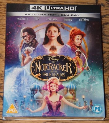 THE NUTCRACKER AND THE FOUR REALMS 2018 GENUINE 4K UHD + BLU-RAY BN&S FAST POST - Image 1 of 4