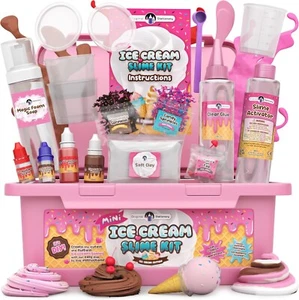 Originale Cancelleria Mini Gelato Slime Kit per Bambine, Divertente Fai da Te Slime Making Kit - Foto 1 di 9