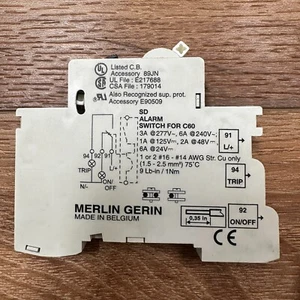 Merlin Gerin Schneider MG26928 SD Alarm Switch for C60 26928 - Picture 1 of 6