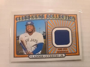 2021 Heritage High # Clubhouse Collection Relic Vladimir Guerrero Jr. #CC-VGJ - Picture 1 of 1