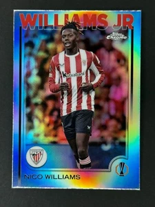 24-25 Topps Chrome UEFA Club Competitions #28 Nico Williams Refractor - Picture 1 of 2