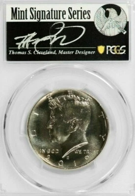 2019 Kennedy Mint Signature Series Rocket Ship First Strike 68PL Hand Signed - Image 1 of 2