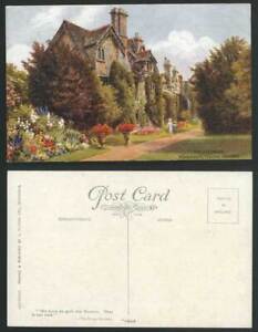 A.R. Quinton ARQ, WORCESTER COLLEGE Oxford The Cottages Old Postcard Oxfordshire